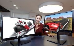 韩国LG公司最新发布25寸带视觉跟踪的3D显
